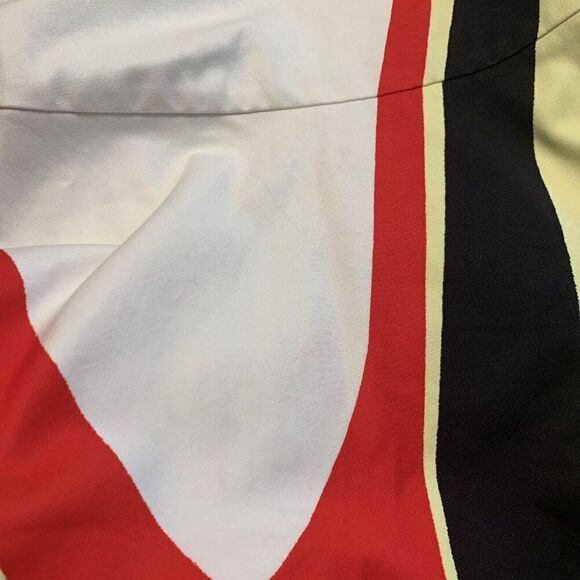 Prada Authentic White Red Black Tank Mini Dress 4 IT 40 Small - Picture 9 of 9